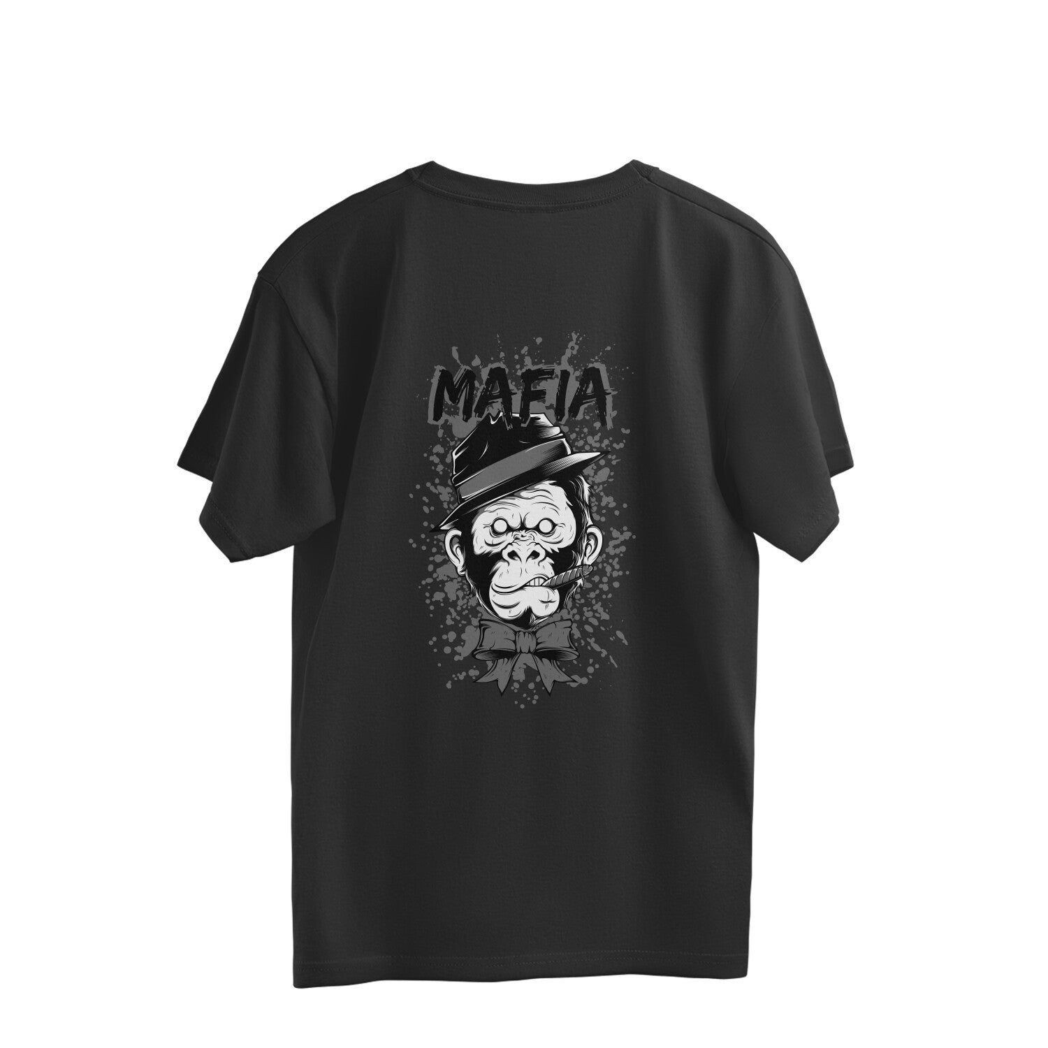 Men's Back Printed Oversized T-shirt